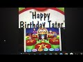 Number 19 Happy Birthday Tater Jojo Circus