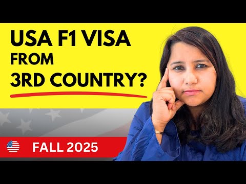 Can you apply for a US F1 visa from a third country?
