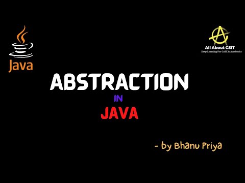 Abstraction In Java Lec 50 Java Tutorials Bhanupriya