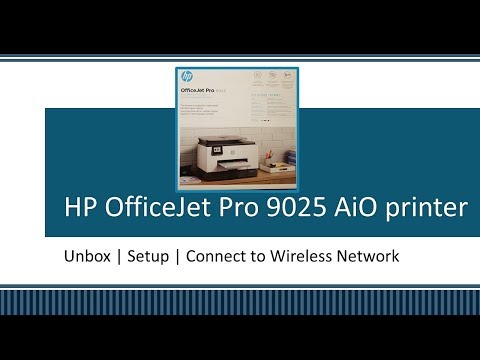 Thumbnail for HP OfficeJet Pro 9020 | 9022 | 9025 | 9028 Printer: Unbox, Setup & Connect to 5 GHz Network