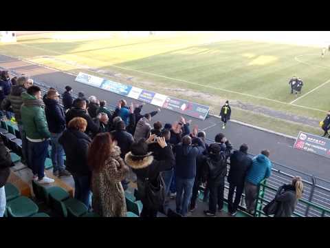 Ultras Besnate a Castellanza (24-1-16)
