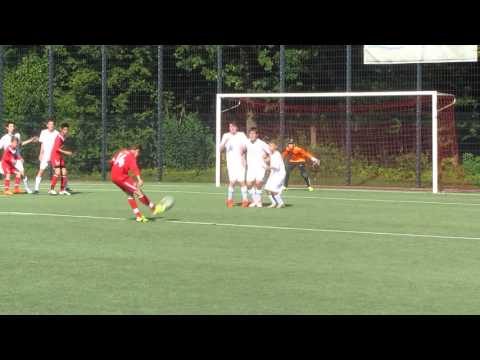 TSV Eller 04 Düsseldorf 2002er beim SSV Erkrath: 3-3 Lars mit schönem Freistoßtor  26.09.2015