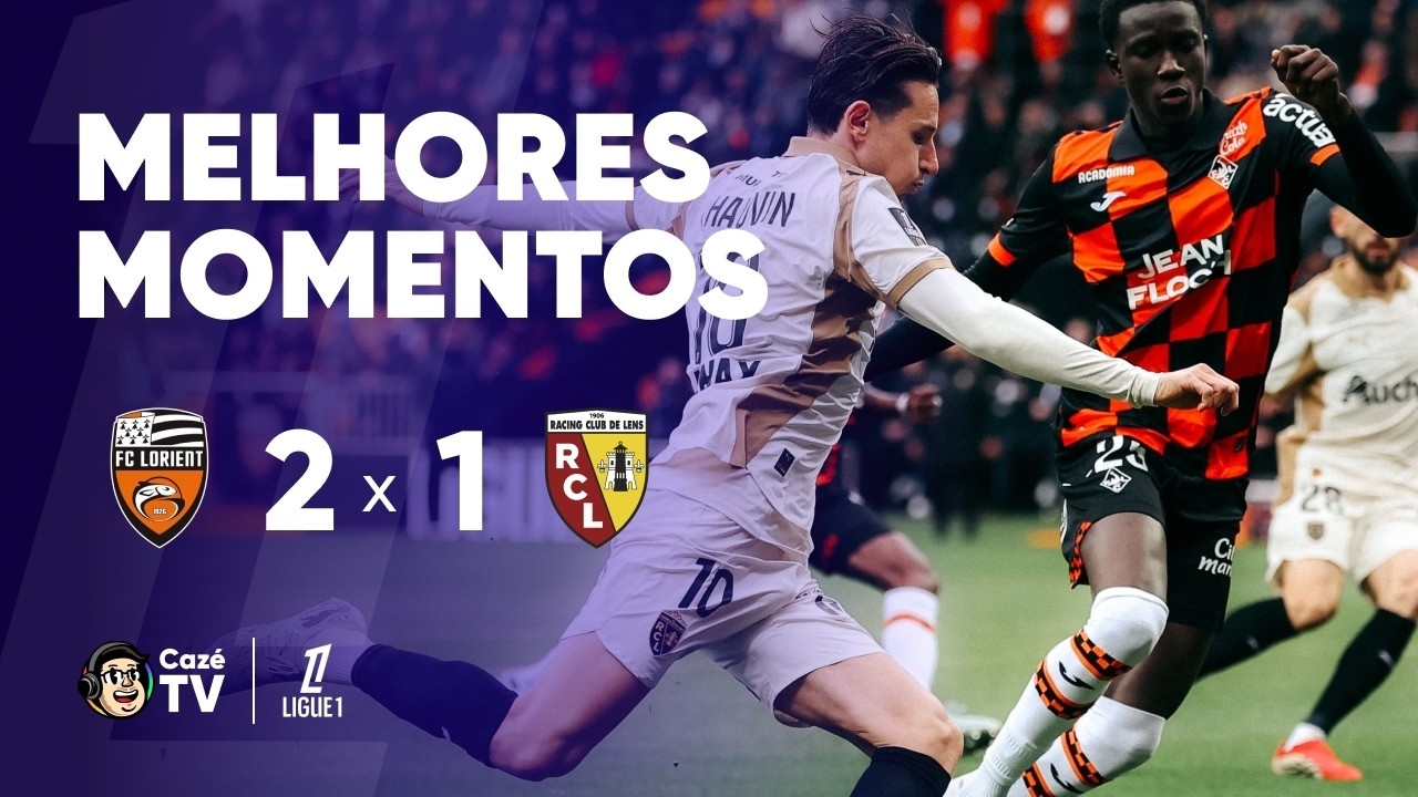 MELHORES MOMENTOS: LORIENT 2 X 1 LENS | LIGUE 1 2025/2026 | 25ª RODADA