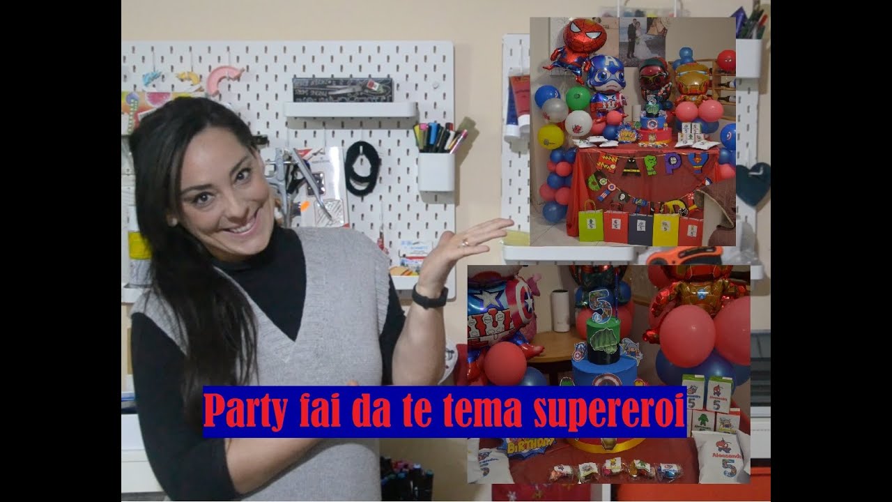 Party fai da te: festa in casa tema supereroi