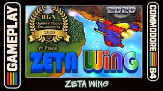 Zeta Wing (2020) | Commodore 64 Gameplay | Sarah Jane Avory