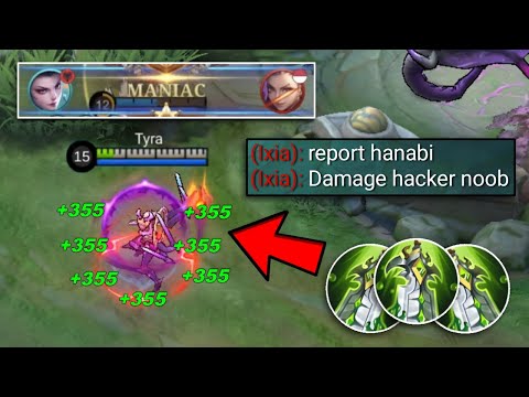 HANABI BUILD THE PERFECT TRIPLE BLADE OF DESPAIR!!🔥 100% BROKEN DAMAGE! (MANIAC SOLO RANKED GAME!)
