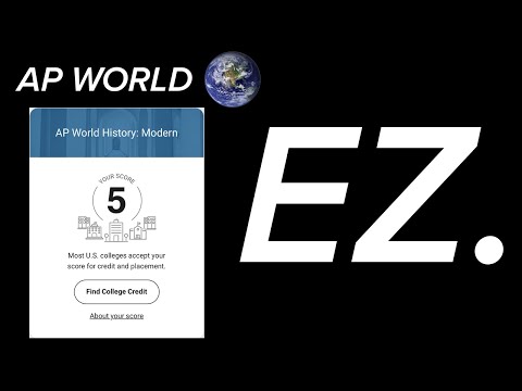 how to get a 5 in AP World(1000% GUARANTEED)