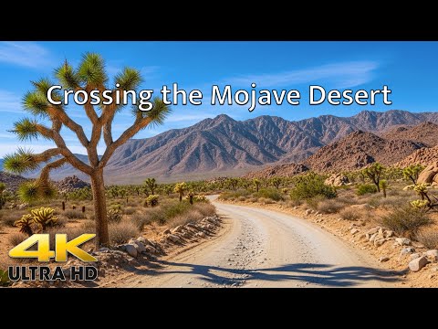 Crossing the Mojave Desert in Utah - Joshua Tree Scenic Road