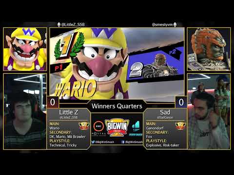 BigWinSmash 30 - Winners Quarters - Little Z (Wario) v Sad (Ganon)