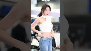 #shorts 레이싱모델 임솔아 Limsola 골프박람회 출사 느낌 청바지 룩북