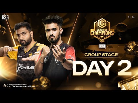 Clash of Champions S2 | Group Stage Day 2 | Intense Action Continues |#godlike#soul#nonx#tfx#gens#tf