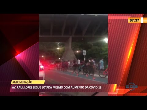 Av. Raul Lopes segue lotada mesmo com aumento da Covid-19 19 03 2021