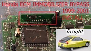 eBay ECM and Immobilizer bypass into my 2000 Honda Insight IMA Hybrid trying to fix IMMO Misfire