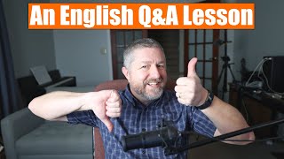 A Saturday Live English Question and Answer Lesson! Come and Ask A Question!