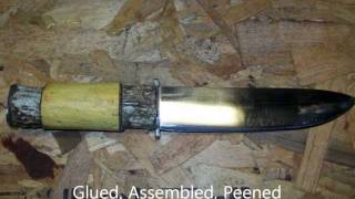 preview picture of video 'Homemade forged bushcraft knife'