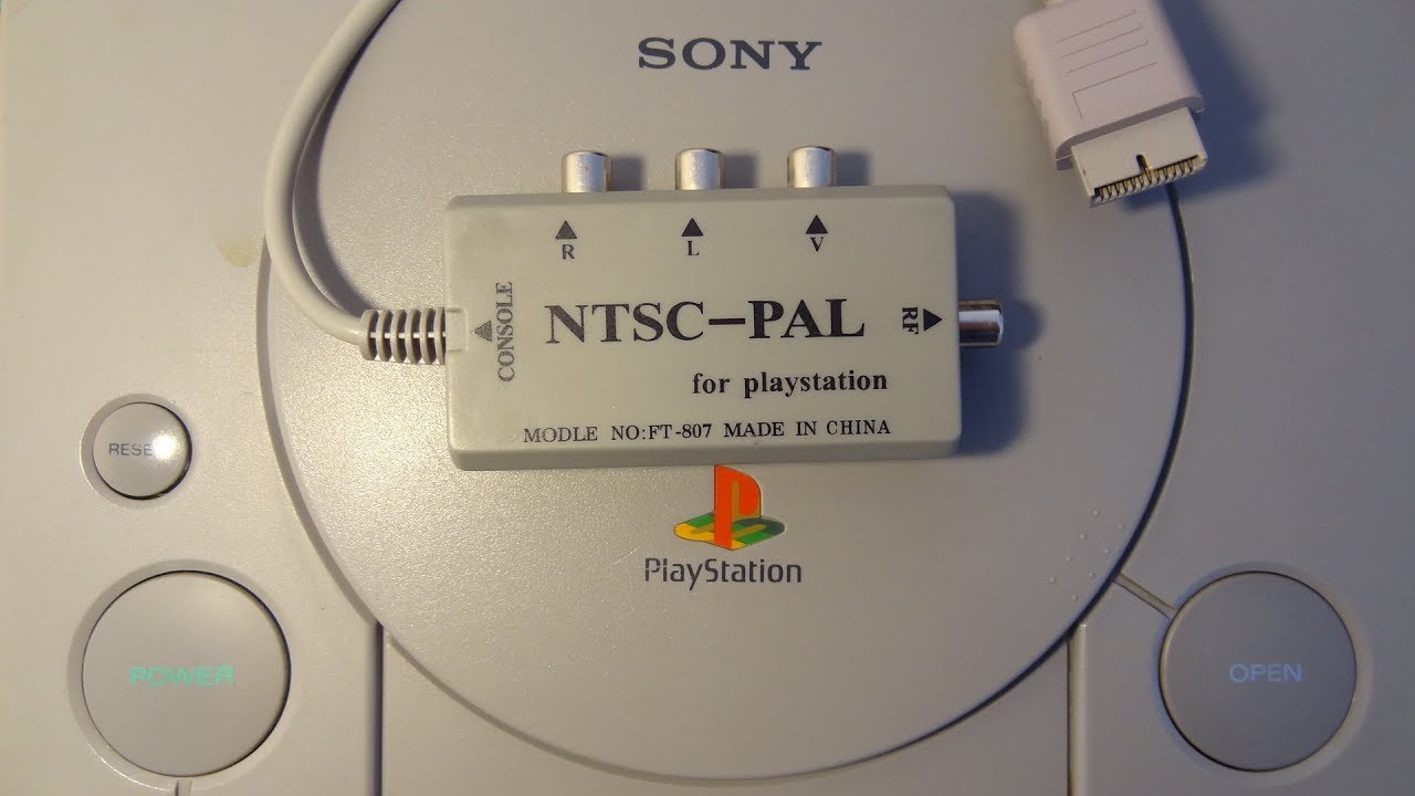 PlayStation unofficial accessories: Analogue TV output (RF-out) add-on with NTSC-PAL converter