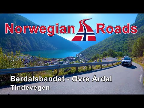 Driving Tindevegen mountain road - Part 2 | Berdalsbandet - Øvre Årdal | Norwegian Roads 4K UHD