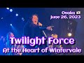 Twilight Force - At the Heart of Wintervale @amHALL, Osaka, Japan🇯🇵 June 26, 2023 LIVE HDR 4K