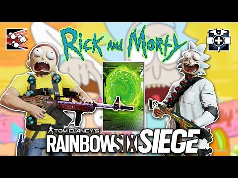 Y7S1 RICK AND MORTY x RAINBOW SIX SIEGE 3.0- Uniforms, Weapon Skins, Charms - Showcase IN-GAME - R6