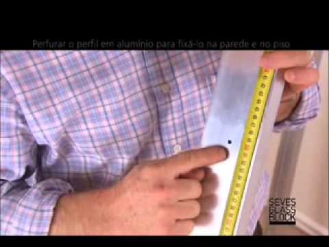 SEVES Posavetro - Sistema de montagem para tijolos de vidro