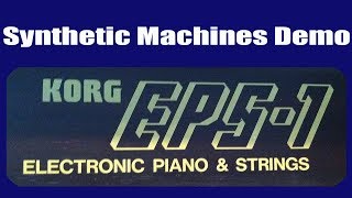 Video thumbnail for Korg EPS 1 by SyntheticMachines