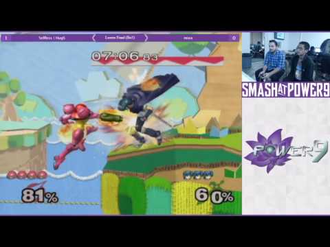 S@P9 #14 - HugS (Samus) VS mixx (Marth) SSBM Losers Final