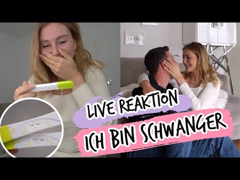 LIVE REACTION FROM TOBI AND ME! - I'M PREGNANT!