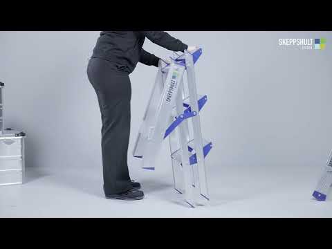 Arbetstrappa Skeppshultstegen Proffs Apo 4-steg - Youtube manufacturer video 2