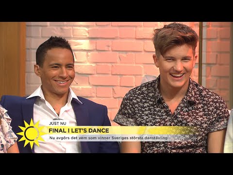 Finalparen i Let's Dance 2018 - "Vi har smygtittat på varandra" - Nyhetsmorgon (TV4)