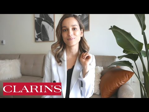 Blakstienų tušas Clarins Supra Volume, spalva: 01 Intense Black, 8 ml video