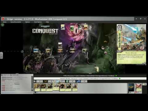 40K Conquest on OCTGN - Nazdreg vs Anrakyr
