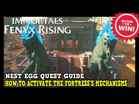 Immortals Fenyx Rising Nest Egg Quest Guide - How to Activate the Fortress's Mechanisms