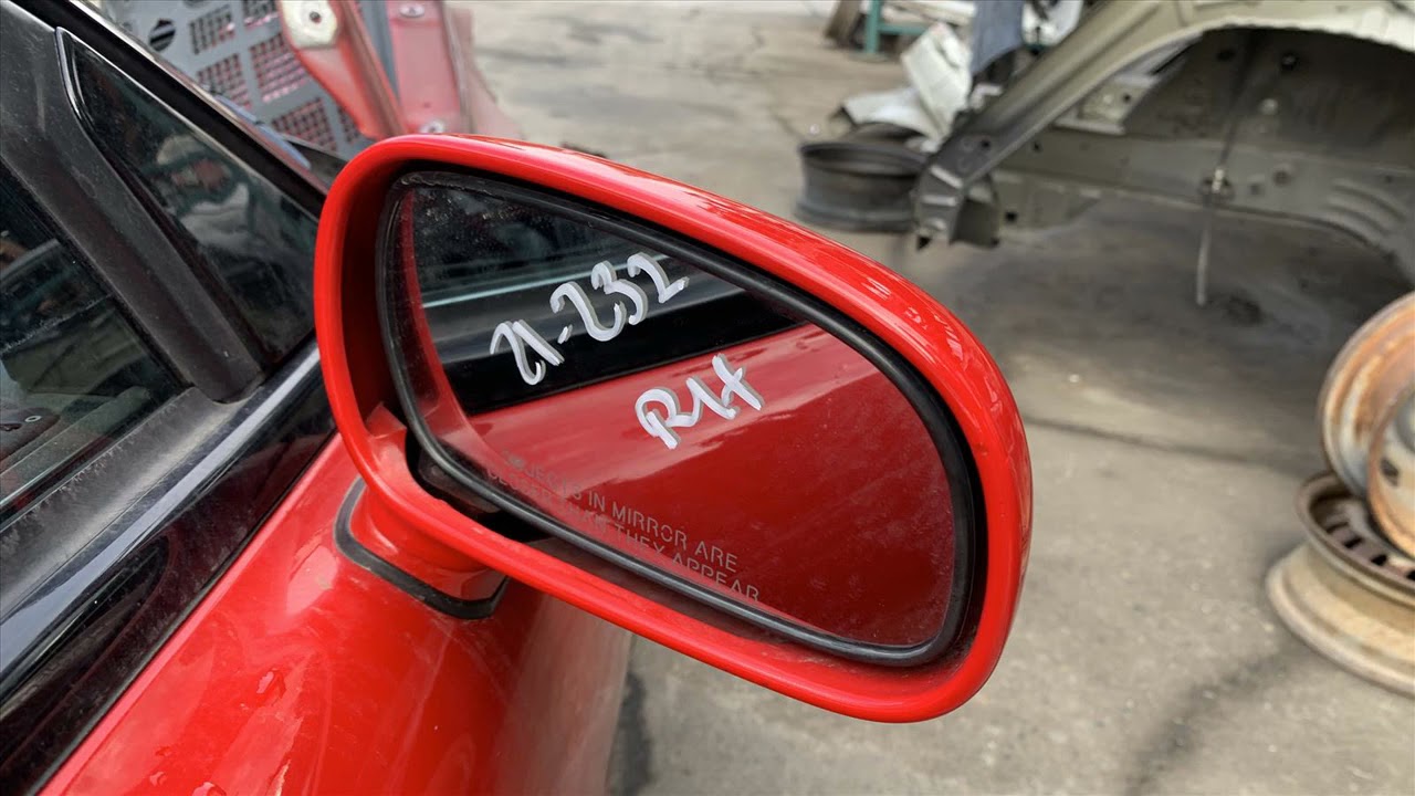 Sold 1991 Acura NSX Side Rear View Driver Mirror Mount Sash  