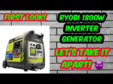 RYOBI (DUCAR) 1800W / 2300W INVERTER GENERATOR UNBOXING - FIRST LOOK AND DISASSEMBLY  | TEAR-DOWN!