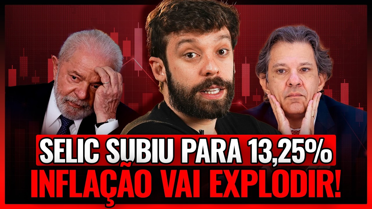SELIC SUBIU PARA 13,25% E NÃO VAI ADIANTAR | O REAL PROBLEMA DA INFLAÇÃO