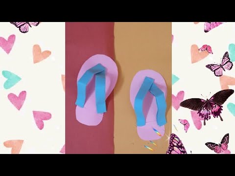 #Minislippers#PaperSlippers#easyPaper Craft#papercraft