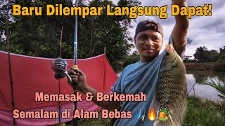 Download lagu Baru Dilempar Langsung Dapat! Memasak & Berkemah Semalam di Alam Bebas 🎣🔥🏕️ mp3
