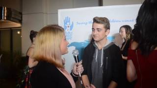 Bella and the Bulldogs' Buddy Handleson Interview at Save A Child's Heart Gala video