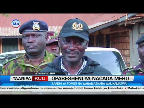 NACADA Yakamata Watatu na Kunasa Maelfu ya Chupa za Pombe Haramu Laare