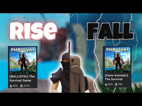 The RISE and FALL of The Survival Game... (Roblox)