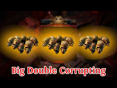 PATH OF EXILE 3.18 - DOUBLE CORRUPTING 3 HEADHUNTERS (+ EXPENSIVE GEMS) - DOES THE LUCK CONTINUE?!