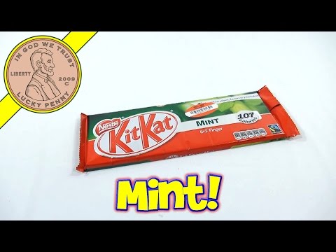 Kit Kat Mint Flavor 8 x 2 Fingers, UK Candy Sampler