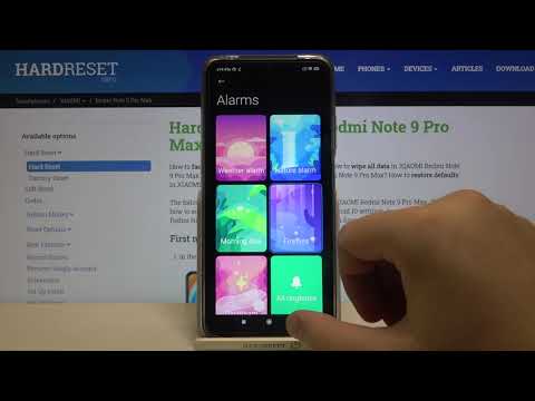 How to Create an Alarm Clock in XIAOMI Redmi Note 9 Pro Max