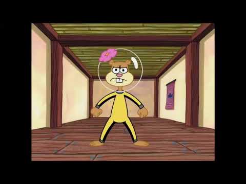 Sandy Cheeks Muscle Growth!