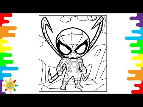 Baby Spiderman Coloring Pages | Cute Spiderman Coloring Pages | AX.EL - In Love With a Ghost