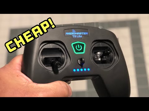 Radiomaster T8 Lite  Cheap Beginner Remote Controller 8 Channel Simulator Capable Radio Transmitter
