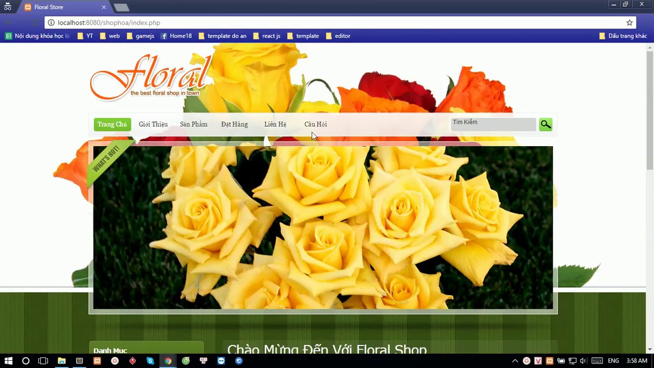 [Codethue.net] -  Review Đồ án bán hoa - Code thuê đồ án CNTT