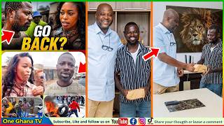 I WILL make U a MILLIONAIRE! Ibrahim Mahama Rescues South African Xenophobia Victim With ₵200K & Job