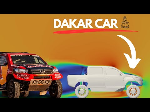 Aerodynamics of Dakar Rally car