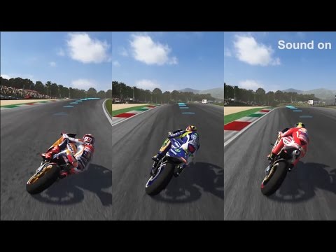MotoGP 15 Factory Bike Comparison (PS4)